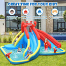 Inflatable Water Slide with Climbing Wall and Splash Pool  view 3
