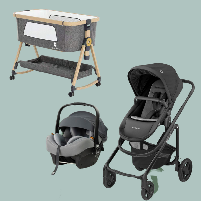 Baby Direct Dream Bundle Deal( Maxi cosi car seat+ Stroller+ baby co sleeper)