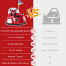12V Kids' Ride-On Bumper Car with Flashing Lights and Remote Control - Red - product detail 12