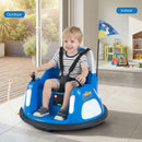 12V Kids' Ride-On Bumper Car with Flashing Lights and Remote Control - Navy - product detail 1