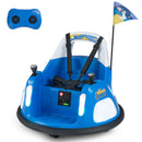12V Kids' Ride-On Bumper Car with Flashing Lights and Remote Control - Navy - product detail 4