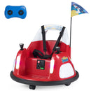 12V Kids' Ride-On Bumper Car with Flashing Lights and Remote Control - Red - product detail 4