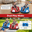 12V Kids' Ride-On Bumper Car with Flashing Lights and Remote Control - Red - product detail 7