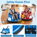 12V Kids' Ride-On Bumper Car with Flashing Lights and Remote Control - Navy - product detail 8