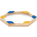 Wooden Sandbox and Planter Box with 6 Seats product image 4