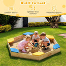 Wooden Sandbox and Planter Box with 6 Seats product image 6