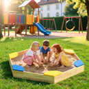 Wooden Sandbox and Planter Box with 6 Seats product image 10