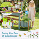 Outdoor Wooden Mud Kitchen with Running Water Faucet product image 7