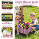 Outdoor Wooden Mud Kitchen with Running Water Faucet product image 20