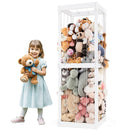300L Large Stuffed Animal Storage, Space-saving Toy Storage Organiser w/Open Top & Elastic Cords – product image 9