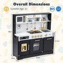 Wooden Kids Play Kitchen with Lights and Sounds product image 9