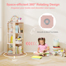 360° Spinning 3-Tier Kids Book Shelf Tower with 12 Sectors – product image 5