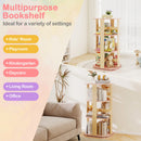 360° Spinning 3-Tier Kids Book Shelf Tower with 12 Sectors – product image 7