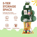 Tree Bookshelf for Kids, 5-Tier Children Book Display Rack with Anti-toppling System – product image 7