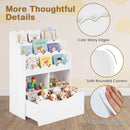 Kids Bookshelf, 5-Tier Wooden Children Bookcase & Toy Storage Organizer – product image 9
