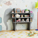 Elephant Kids Bookshelf, 3-Tier Toddler Bookcase for Toy Storage – product image 3