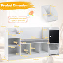 Kids Bookcase and Bookshelf with Reading Nook – product image 8