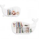 Whale Wall-Mounted Shelves – 2 Piece Set White view 4