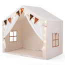 Indoor Kids Play Tent with Mat, Flags & Star Lights product image 1