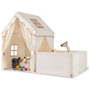 Kids Play Tent with Playpen, Mat and Star Lights product image 12