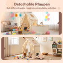 Kids Play Tent with Playpen, Mat and Star Lights product image 18