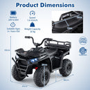 24V Kids Ride-On ATV with LED Lights and Suspension product image 13