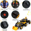 4-in-1 Kids' Ride-On Tractor 12V with Trailer and Adjustable Seat - product detail 11