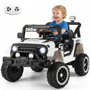 12V Kids' Ride-On Truck with Remote Control 3 Speeds and LED Lights - Black - product detail 3