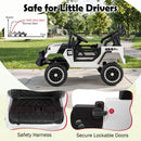 12V Kids' Ride-On Truck with Remote Control 3 Speeds and LED Lights - Black - product detail 7