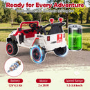 12V Kids' Ride-On Truck with Remote Control 3 Speeds and LED Lights - Red - product detail 8