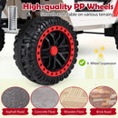12V Kids' Ride-On Truck with Remote Control 3 Speeds and LED Lights - Red - product detail 9