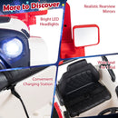 12V Kids' Ride-On Truck with Remote Control 3 Speeds and LED Lights - Red - product detail 10