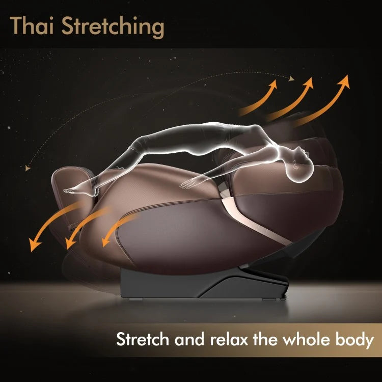 Relaxe Zero-Gravity Shiatsu Massage Chair With Heating (SL-Track)