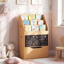 Wooden Kids Bookshelf and Toy Storage Toddler Book Rack with Movable Storage Drawer – product image 3