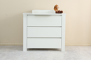 Rever Bebe Classic 3 drawer chest with changing tray Peral White