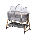 Rever Bebe Dream On Me Bassinet Co Sleeper V2  Charcoal Grey