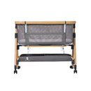 Rever Bebe Dream On Me Bassinet Co Sleeper V2  Charcoal Grey