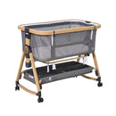 Rever Bebe Dream On Me Bassinet Co Sleeper V2  Charcoal Grey
