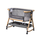 Rever Bebe Dream On Me Bassinet Co Sleeper V2  Charcoal Grey
