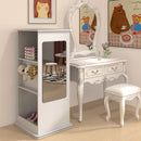 360° Spinning Corner Bookcase with Chalkboard and Mirror product image 2