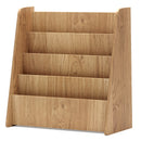 4-Tier Kids Wooden Bookshelf with Deep Compartments product image 1