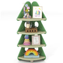 4-Tier Toddler Christmas Tree Bookcase for Kids Room product image 1