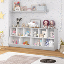 5-Cubby Kids Toy Storage Organizer, Wooden Children Bookcase Bookshelf product image 2