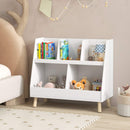 5-Cube Kids Bookshelf and Toy Organiser Wooden Storage Bookcase w/ Wood Legs product image 2