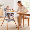 Baby Direct Convertible Wooden High Chair with Storage — product view 12