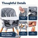 Baby Direct Convertible Wooden High Chair with Storage — product view 18