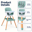 Baby Direct Convertible Wooden High Chair with Storage — product view 29
