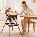 Baby Direct Convertible Wooden High Chair with Storage — product view 2