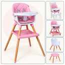 Baby Direct Convertible Wooden High Chair with Storage — product view 36
