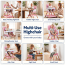 Baby Direct Convertible Wooden High Chair with Storage — product view 37
